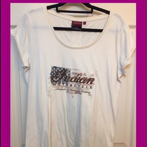 Indian motorcycle ladies top nwot